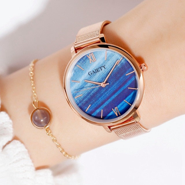 SQUARE Luxury 2 PCS Set Bracelet Watch Jewelry