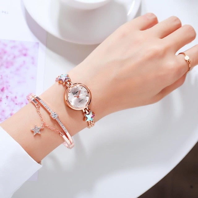 Lvpai Brand Luxury Bracelet Watches Set