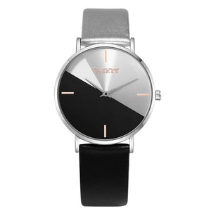 Top Brand Women's Watch Leather Rose Gold