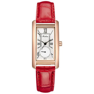 Fashion Watch For Women Dress Leather Rectangle