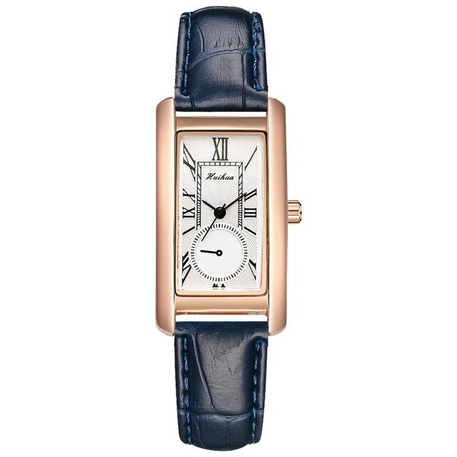 Fashion Watch For Women Dress Leather Rectangle