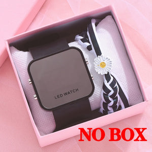 Sport Digital Watch Women LED Watch Silicone Electronic