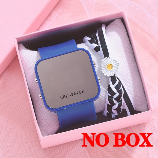 Sport Digital Watch Women LED Watch Silicone Electronic