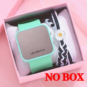 Sport Digital Watch Women LED Watch Silicone Electronic