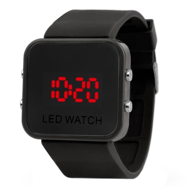 Sport Digital Watch Women LED Watch Silicone Electronic