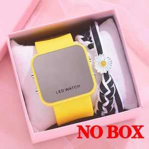 Sport Digital Watch Women LED Watch Silicone Electronic