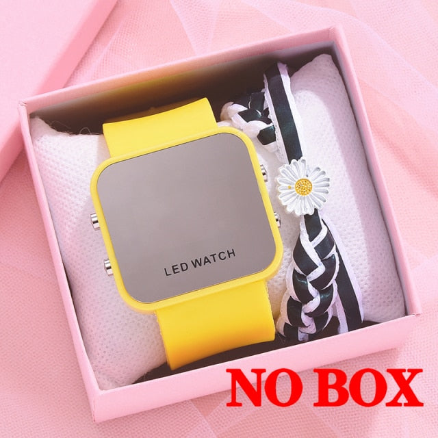 Sport Digital Watch Women LED Watch Silicone Electronic