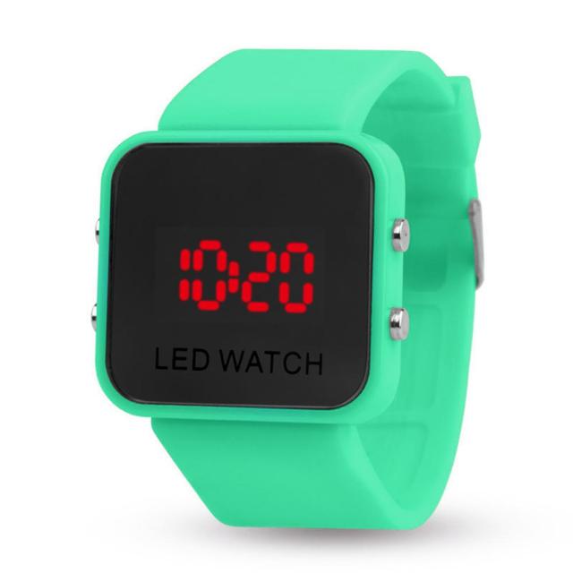 Sport Digital Watch Women LED Watch Silicone Electronic